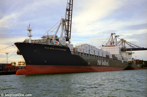 Maersk Dunafare, P&O Nedlloyd Botany, Santa Ricarda, Cap Ricarda, MSC Zlata R 9227314 ID 622